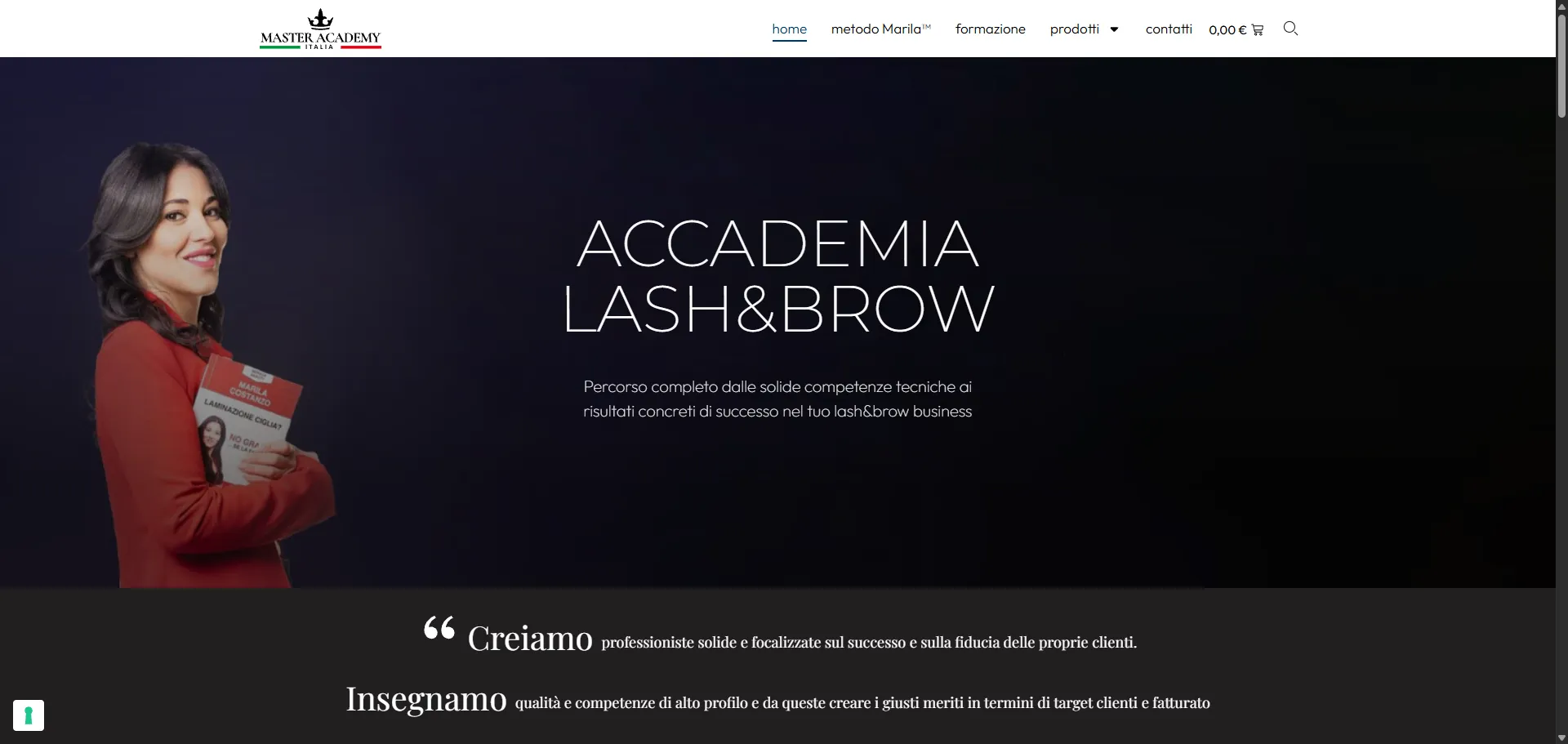 Master Academy Italia — Piattaforma E-Learning